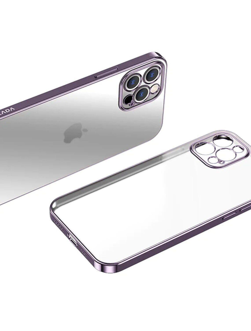 Purple For iPhone 13 12 11 Pro Max Case Thin Matte Ultra Slim Shockproof Clear Cover - iPhone 13 Mini