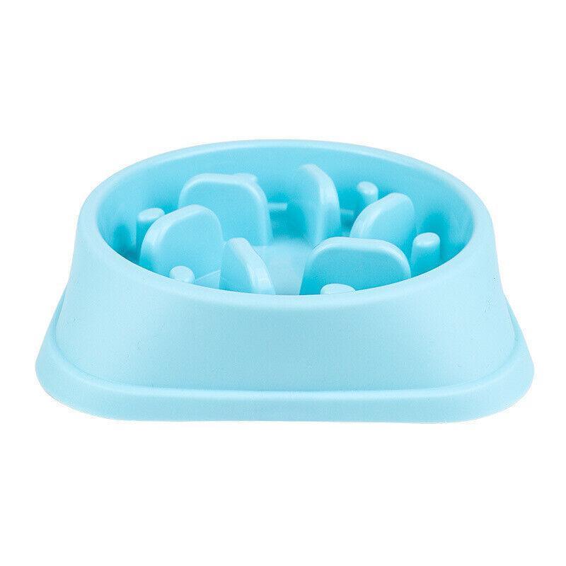 Dog-Bowl Dishes Slow-Feeder Large Pet-Eat Dogs Food-Nonslip Interactive - Pink