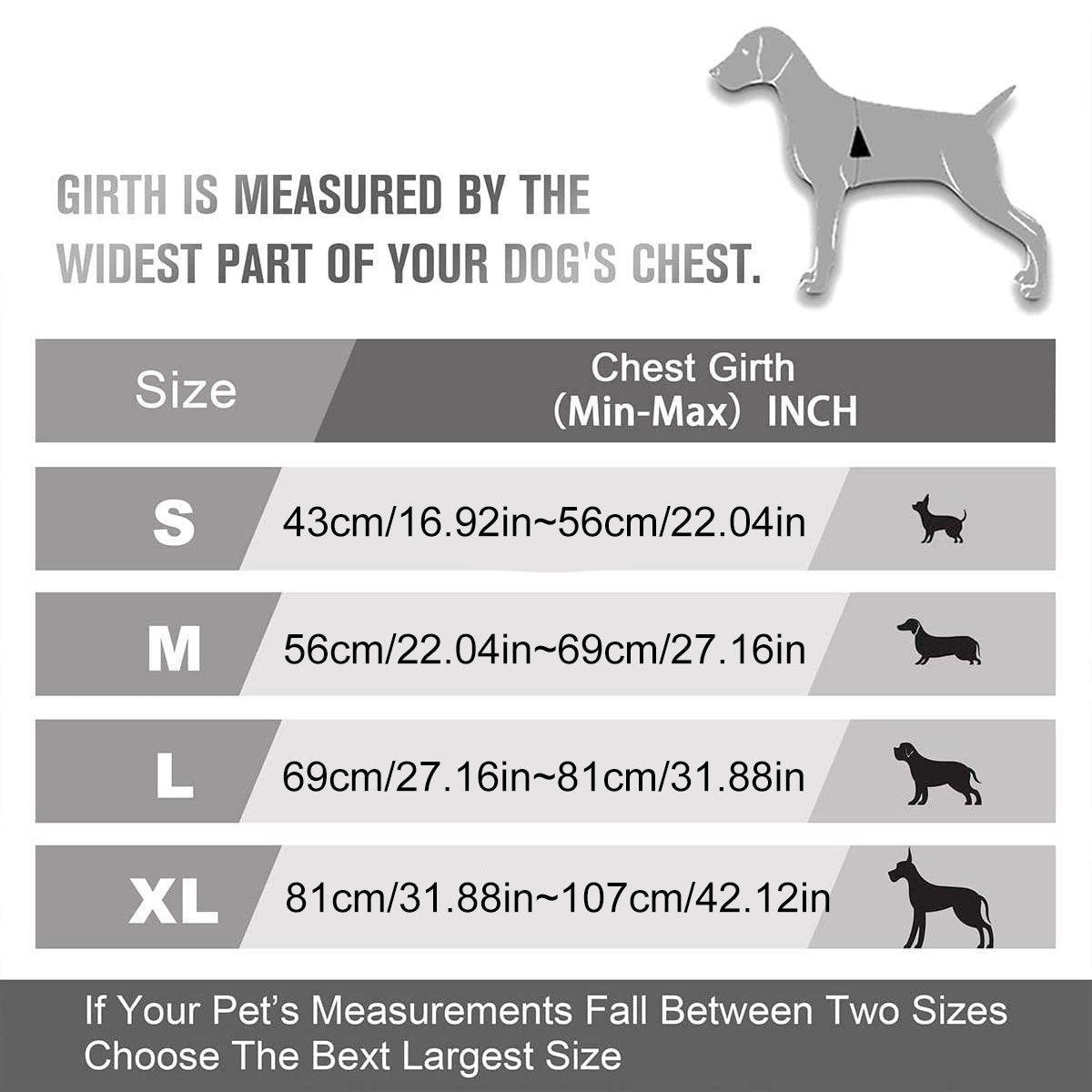 Adjustable No-Pull Dog Harness Vest S-XL Reflective Pet Training Outdoor Handle - Red-S
