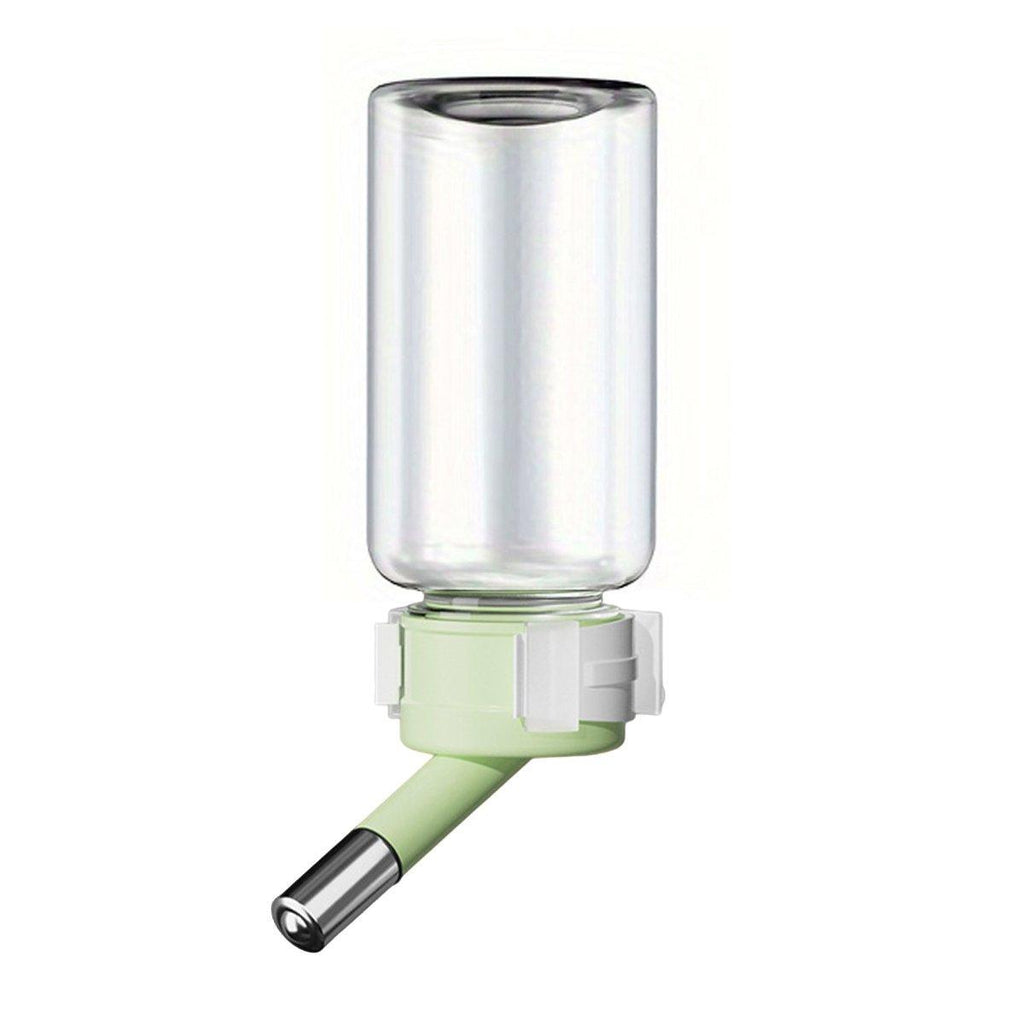 Pet Water Bottle for Hamster Guinea Pig Rabbit Vacuum Drinking Feeder Kettle - 120ml-Green