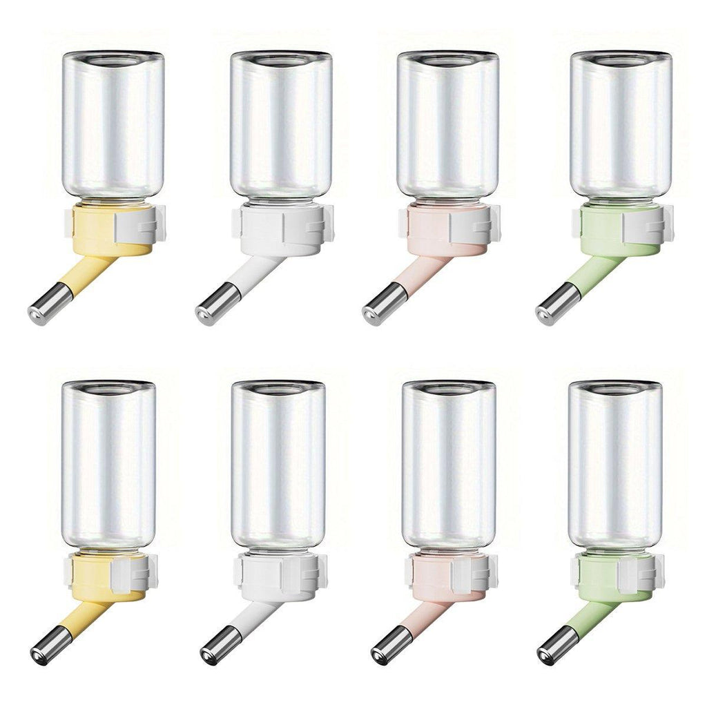 Pet Water Bottle for Hamster Guinea Pig Rabbit Vacuum Drinking Feeder Kettle - 80ml-White