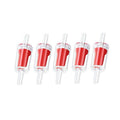 5/10X Check Valve Fish Tank Aquarium Air Pump Silicone Non-Return One Way Airline - 5PCS
