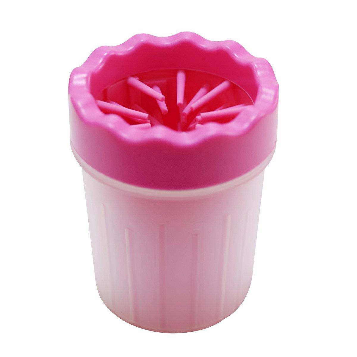 Dog Paw Cleaner Pet cat Foot Washer Cup Feet Clean Brush Cleaning Paws Wash Tool - Green