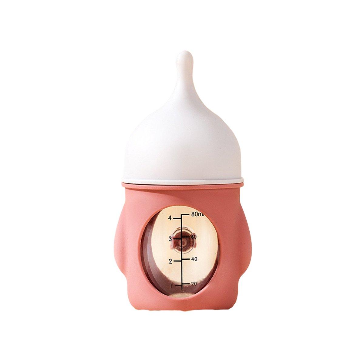 Silicone Pet Milk Feeding Bottle with Scale for Small Puppies and Kittens 20ml 80ml - 20ml-Blue