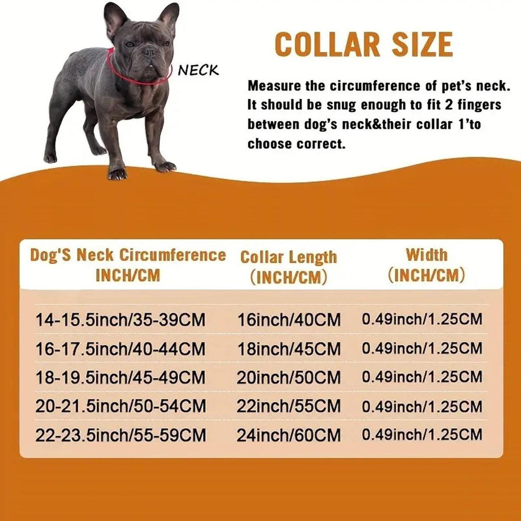 Cuban Chain Metal Dog Collar Pet Training Necklace for Small Medium Large Dogs - Gold-50cm