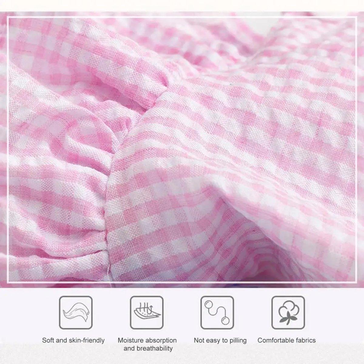 Cute Small Dog Dress Puppy Clothing Pet Apparel for Summer Fashion Outfit - Pink - L