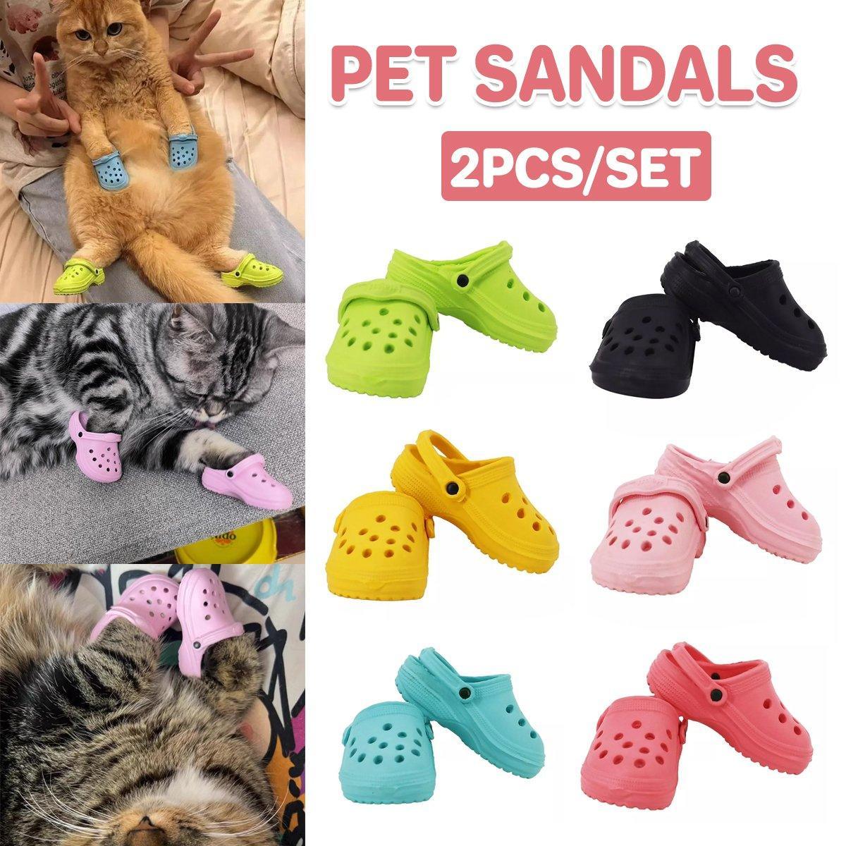 2pcs Shoe Charms Accessories for Shoes Bags Clothing Pet Shoes Decorative Set - Black