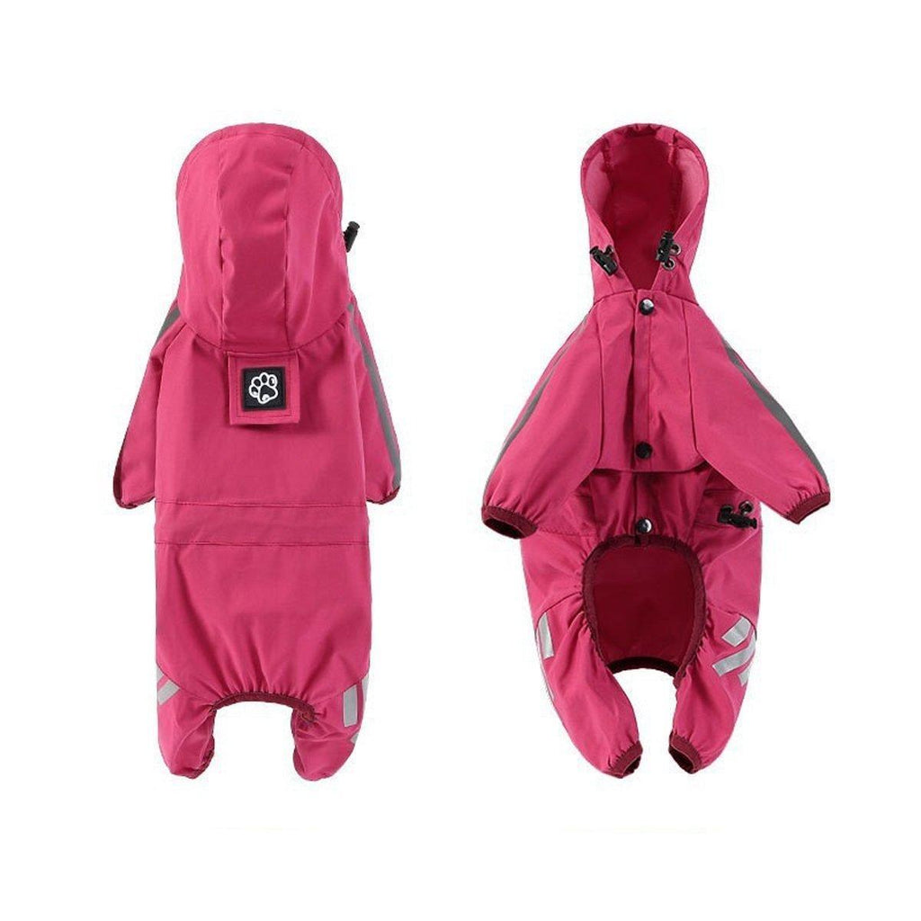 Waterproof Four Corner Pet Raincoats In Large Medium And Small Sizes Are Suitable For Dogs - Blue - M