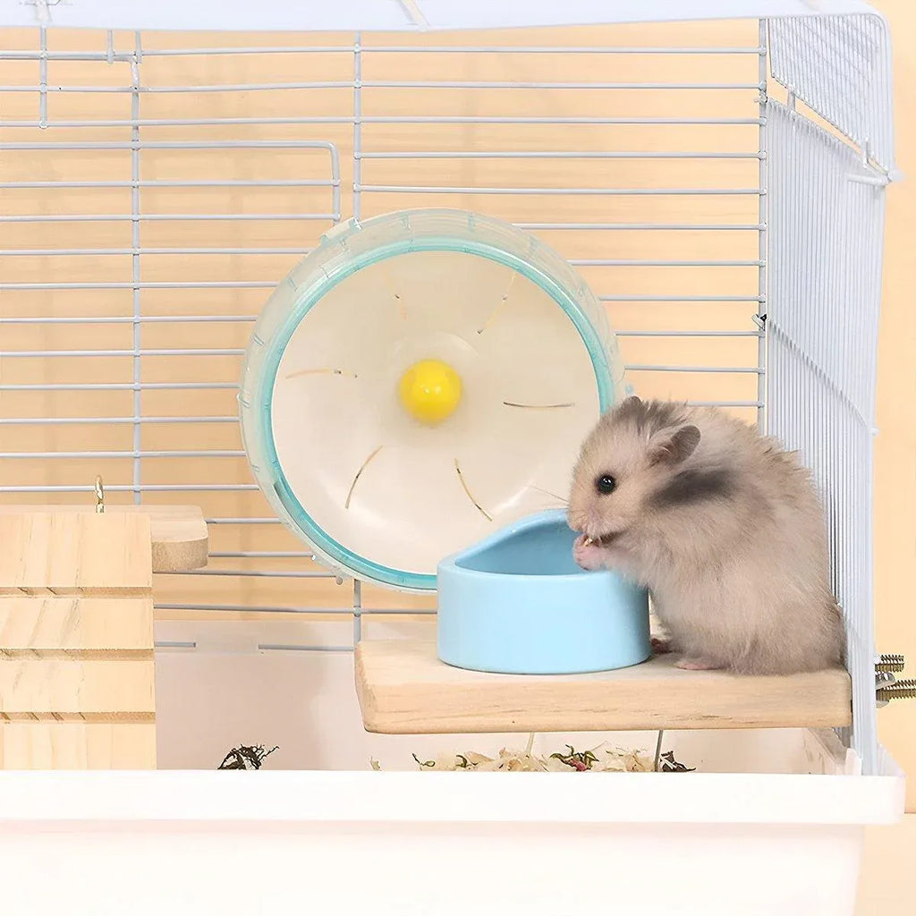 Hamster Parrot Play Stand Jump Platform Squirrel Cage Accessories Gear Pet Toy - A2101 (10*10*1.2cm)