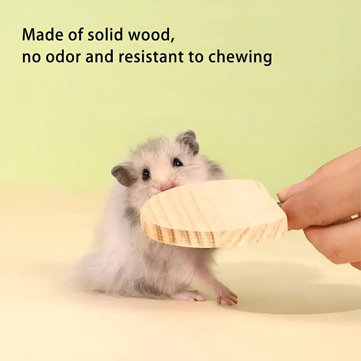 Hamster Parrot Play Stand Jump Platform Squirrel Cage Accessories Gear Pet Toy - A2111 (15*7.5*1.5cm)