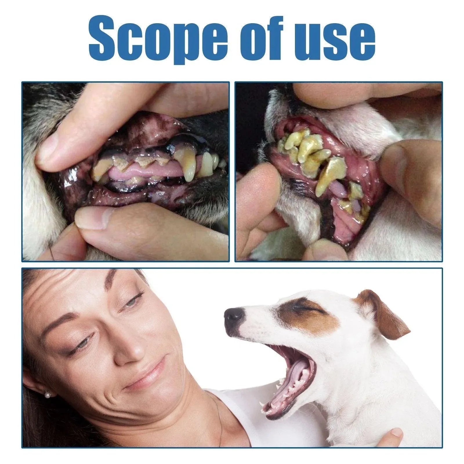 Pet Tartar Remover for Yellow Teeth Bad Breath Cleaning Foam Oral Care Cleaner