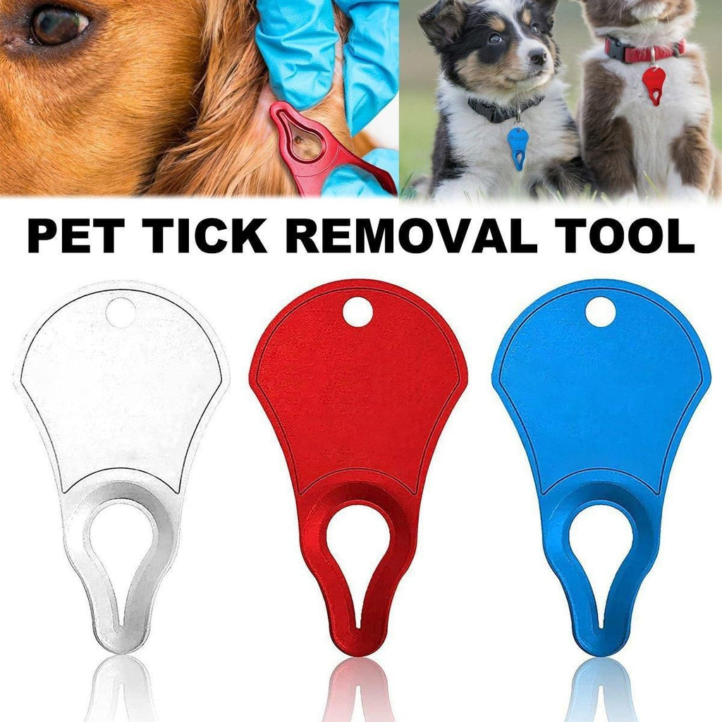 1PC Tick Removal Tool Pet Dog Lice Clip Cat Flea Removal Tool Tick Remover Tool - Blue