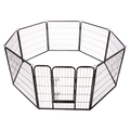 8 Panel Heavy Duty Pet Dog Playpen Puppy Exercise Fence Enclosure Cage