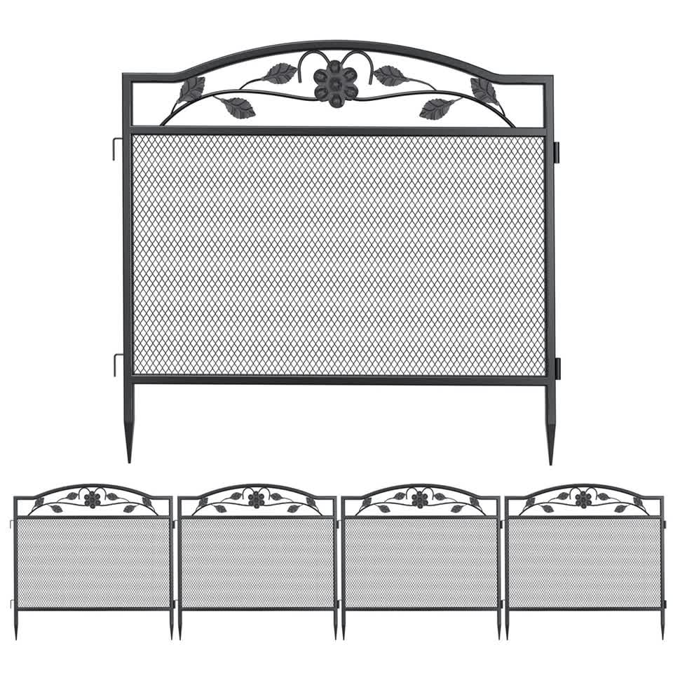 Heavy Duty Foldable Metal Indoor Outdoor Exercise Pet Fence Dog Playpen Kennel