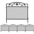 Heavy Duty Foldable Metal Indoor Outdoor Exercise Pet Fence Dog Playpen Kennel
