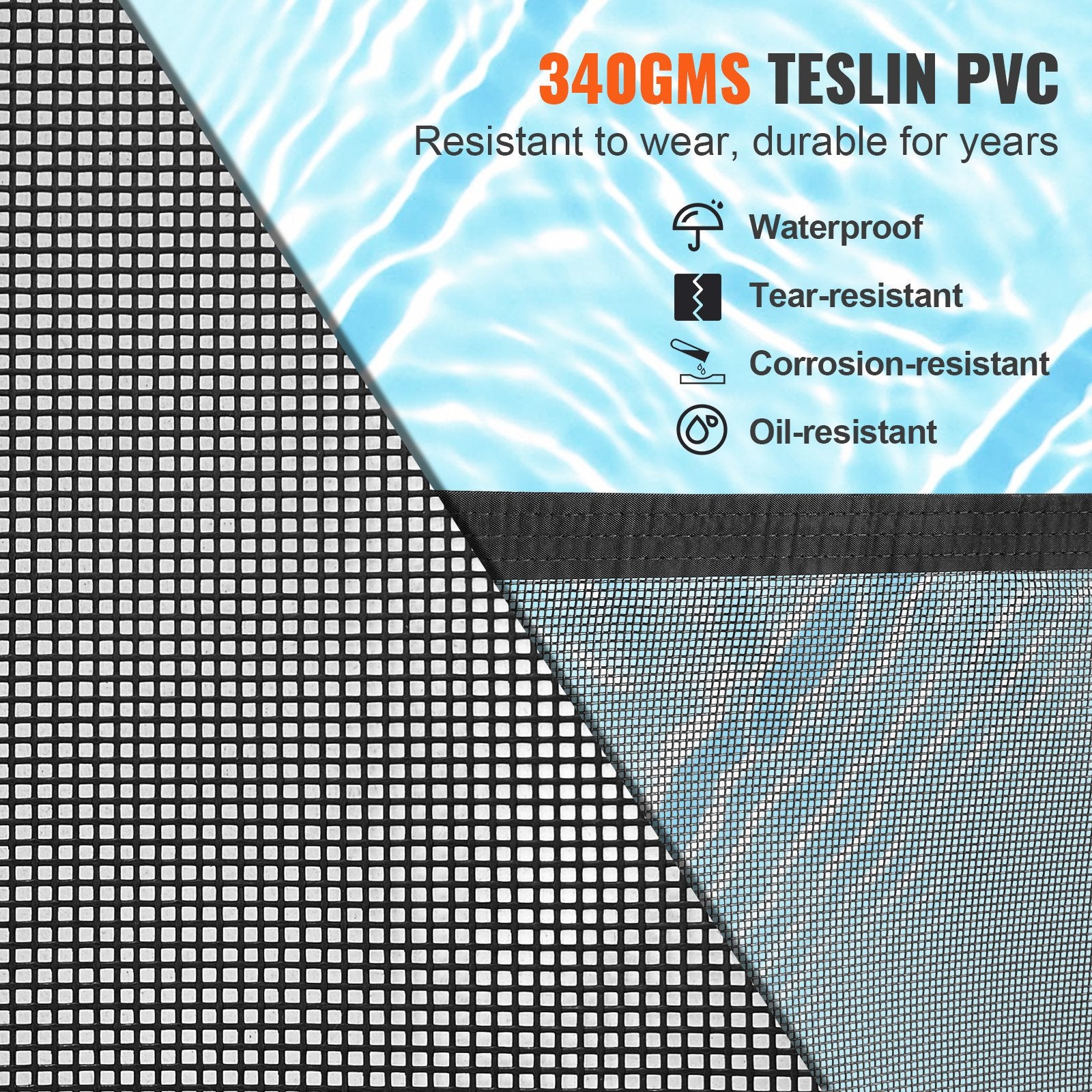Pool Fence 4 x 108 FT Removable Pool Fences for Inground Pools Outdoor