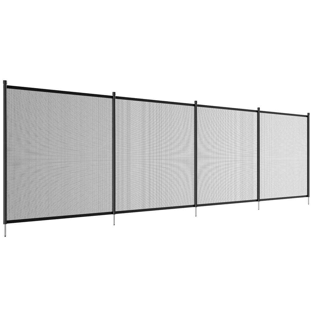 Pool Fence 4 x 108 FT Removable Pool Fences for Inground Pools Outdoor