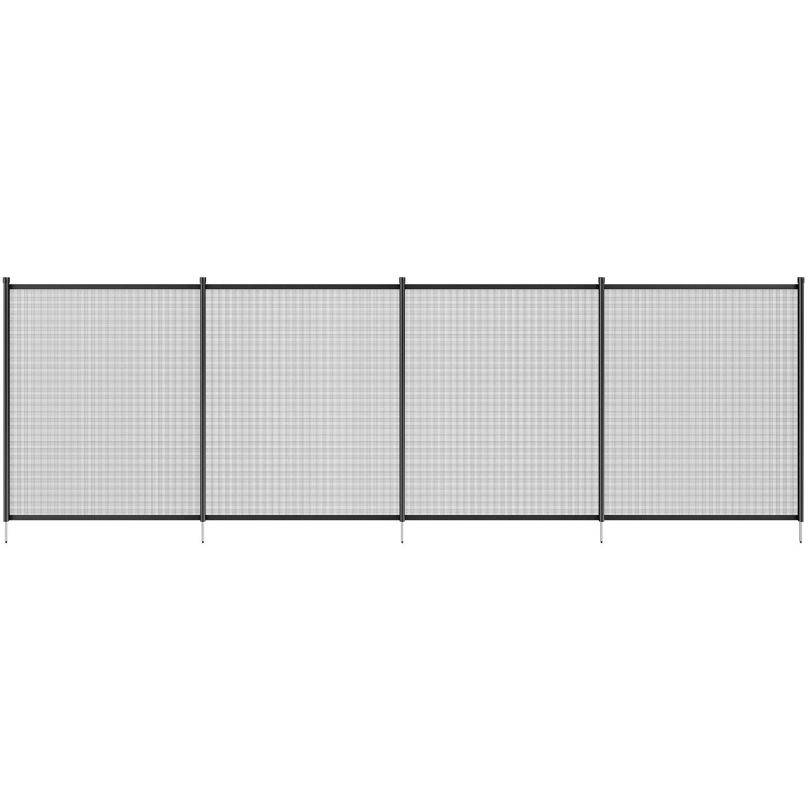 Pool Fence 4 x 108 FT Removable Pool Fences for Inground Pools Outdoor