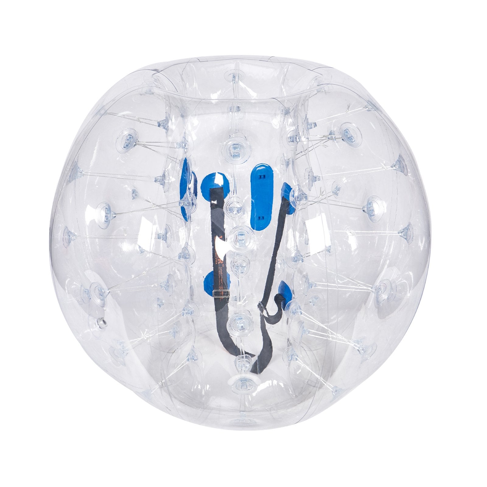 Inflatable Bumper Ball 1-Pack, 4FT/1.2M Body Sumo Zorb Balls for Teen & Adult, 0.8mm Thick PVC Human Hamster Bubble Balls for Outdoor Team Gaming Play, Bumper Bopper Toys for Garden, Yard, Park