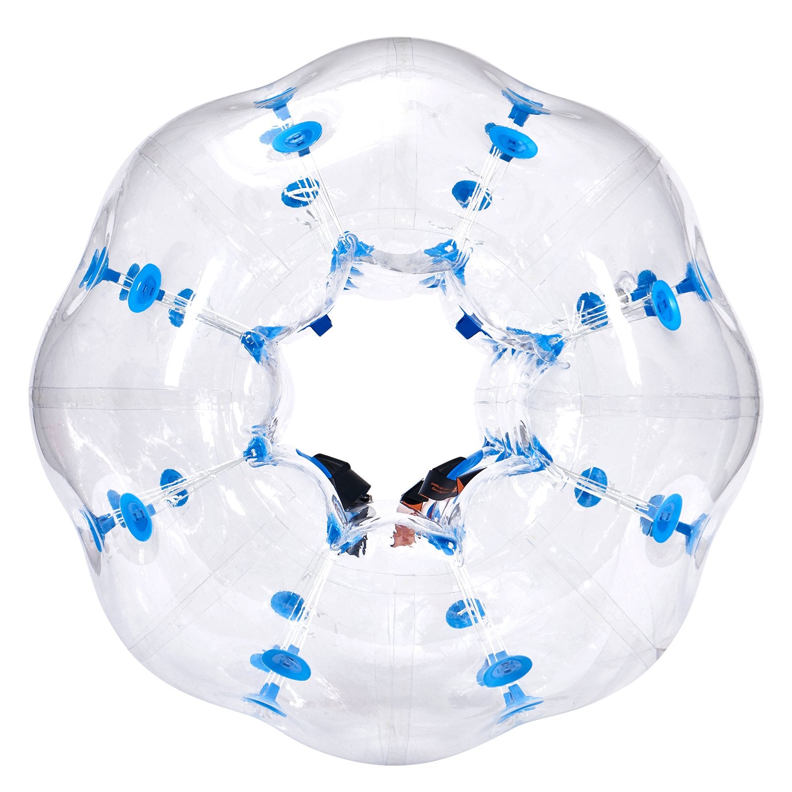 Inflatable Bumper Ball 1-Pack, 4FT/1.2M Body Sumo Zorb Balls for Teen & Adult, 0.8mm Thick PVC Human Hamster Bubble Balls for Outdoor Team Gaming Play, Bumper Bopper Toys for Garden, Yard, Park