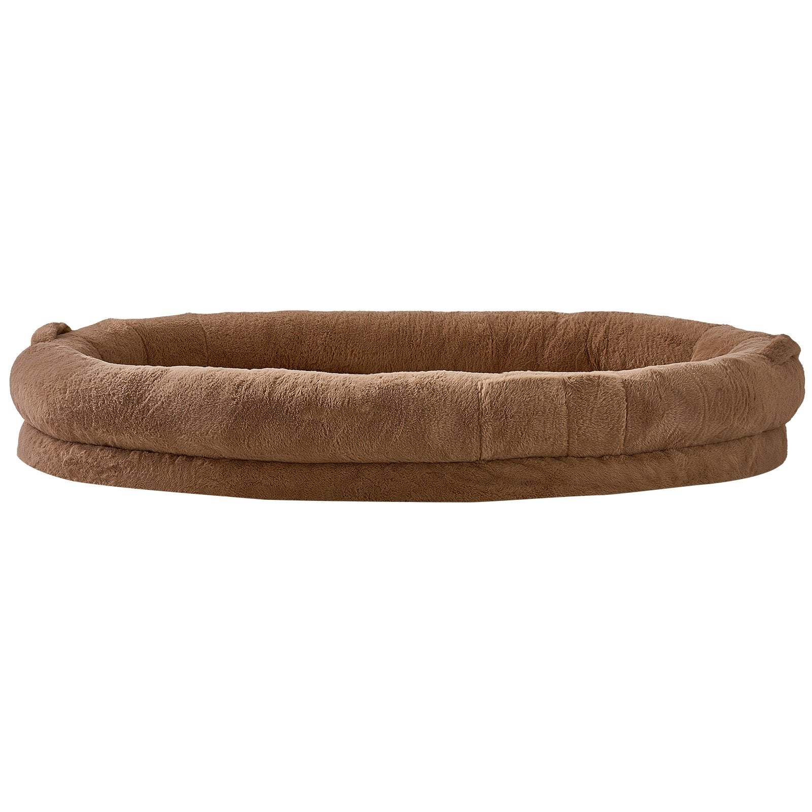 Human Dog Bed 1825x1220x254 mm Human Size Dog Bed Washable Faux Rabbit Fur