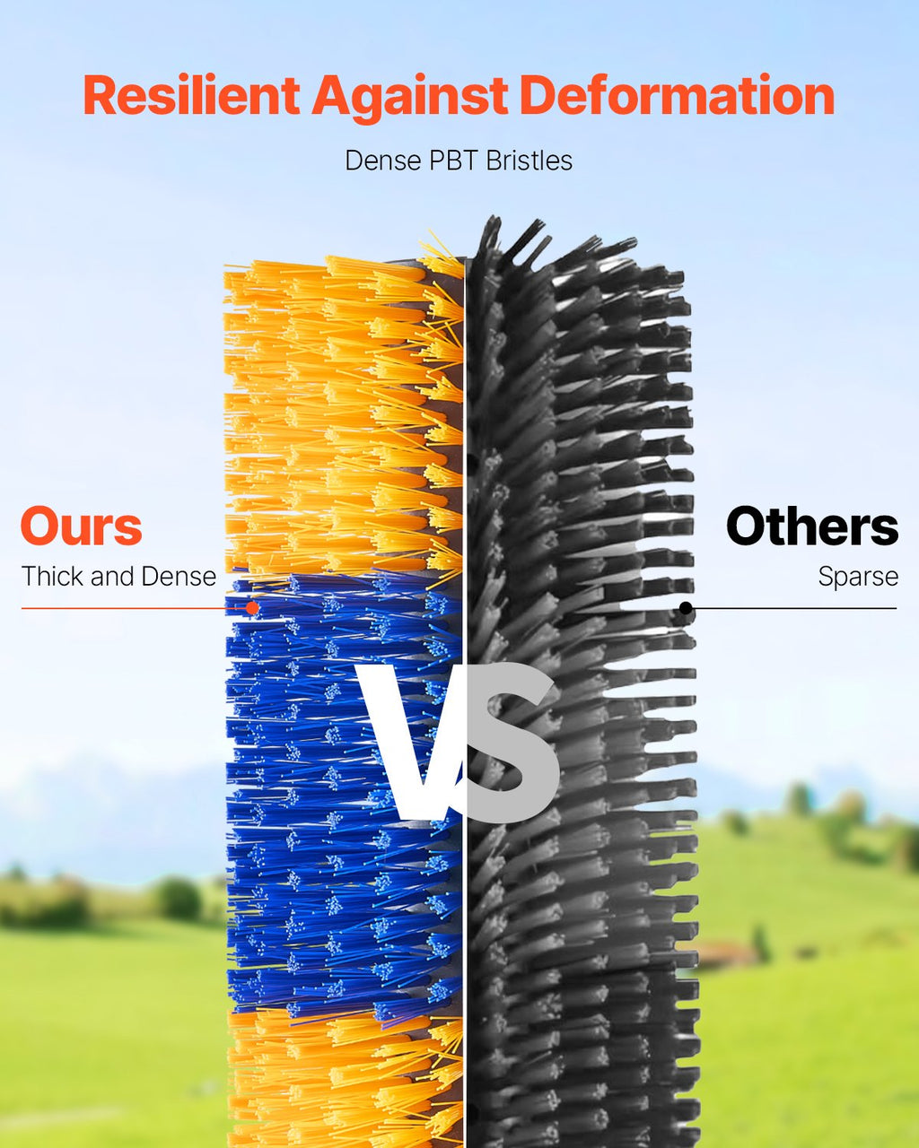 Livestock Scratching Brush 2Pcs Itch Relief Horse Scratcher Brush 17.1 in