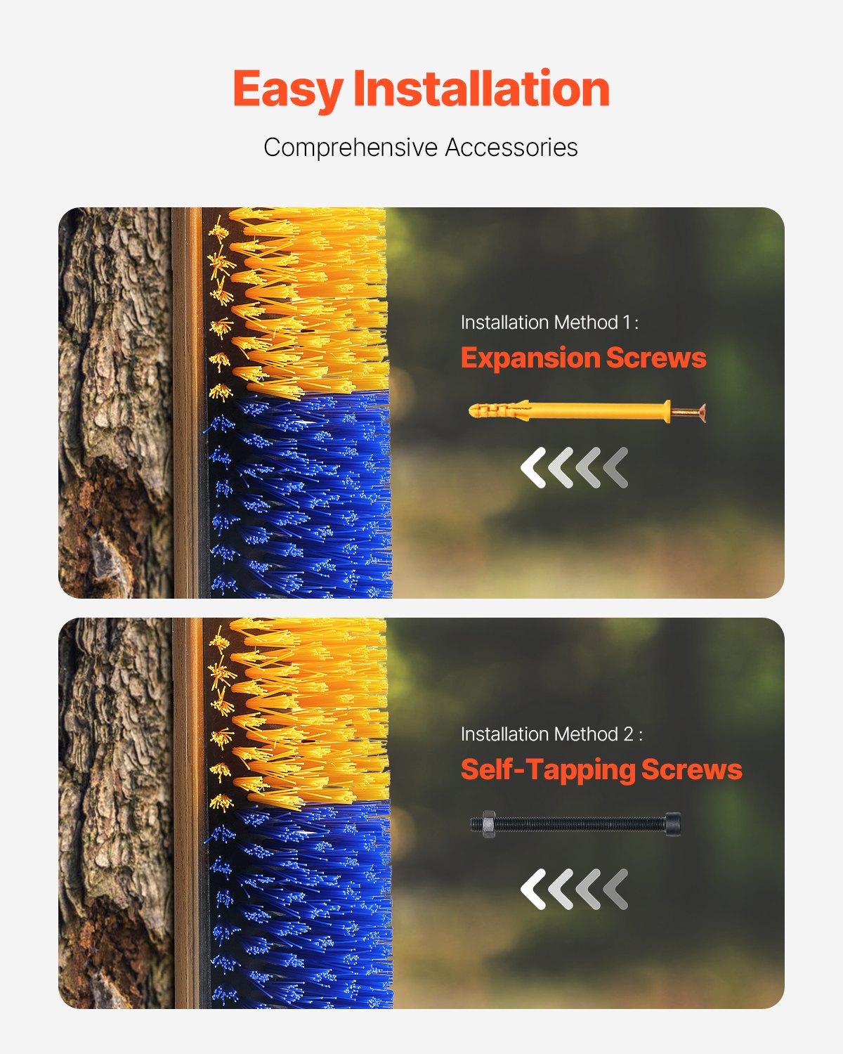Livestock Scratching Brush 2Pcs Itch Relief Horse Scratcher Brush 17.1 in