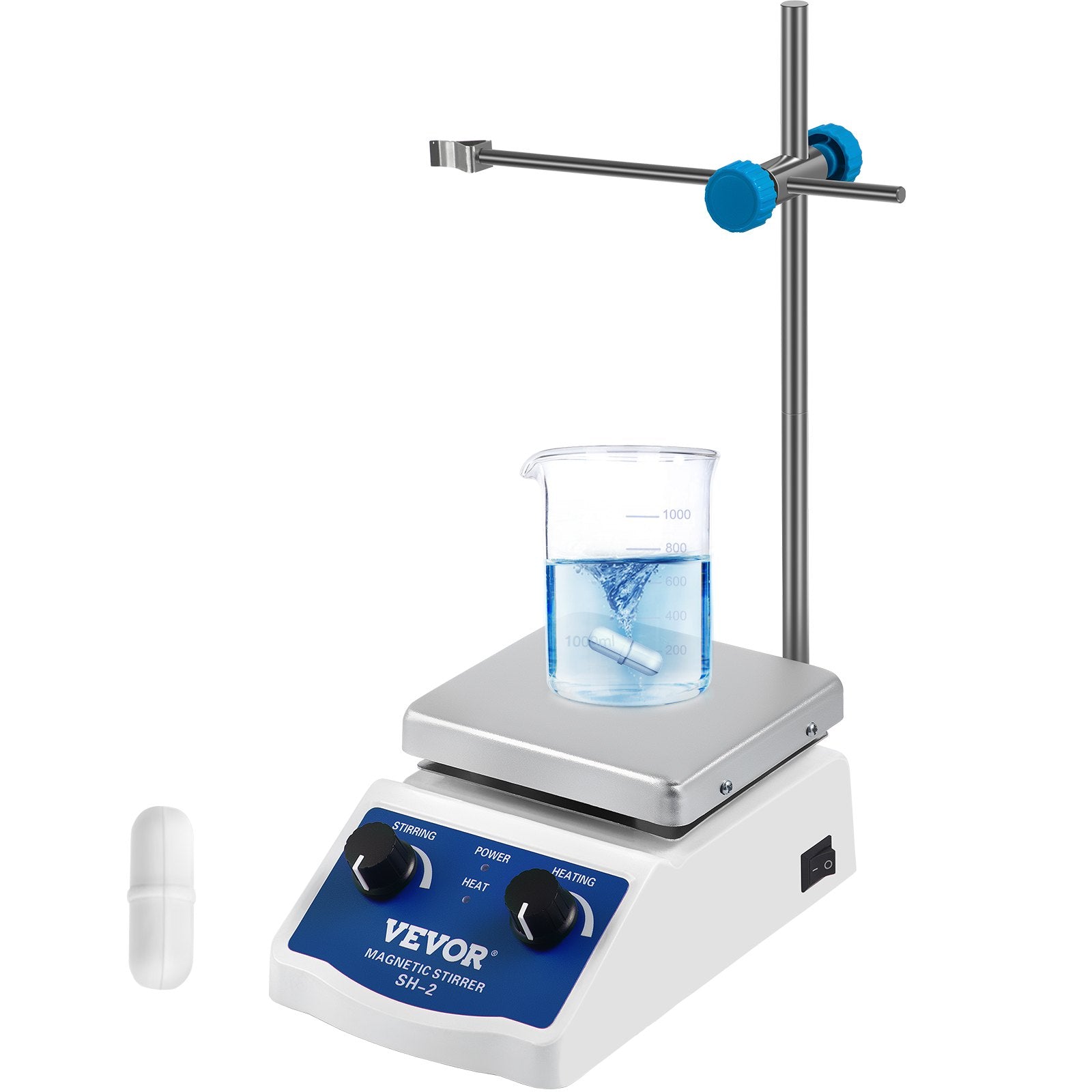 Magnetic Stirrer Magnetic Stirrer Plate Magnetic Plate Aluminum Panel Magnetic Stirrer Hot Plate Magnetic Plate with 1 inch Stirr Bar Magnetic Stirrer Mixer (12*12)
