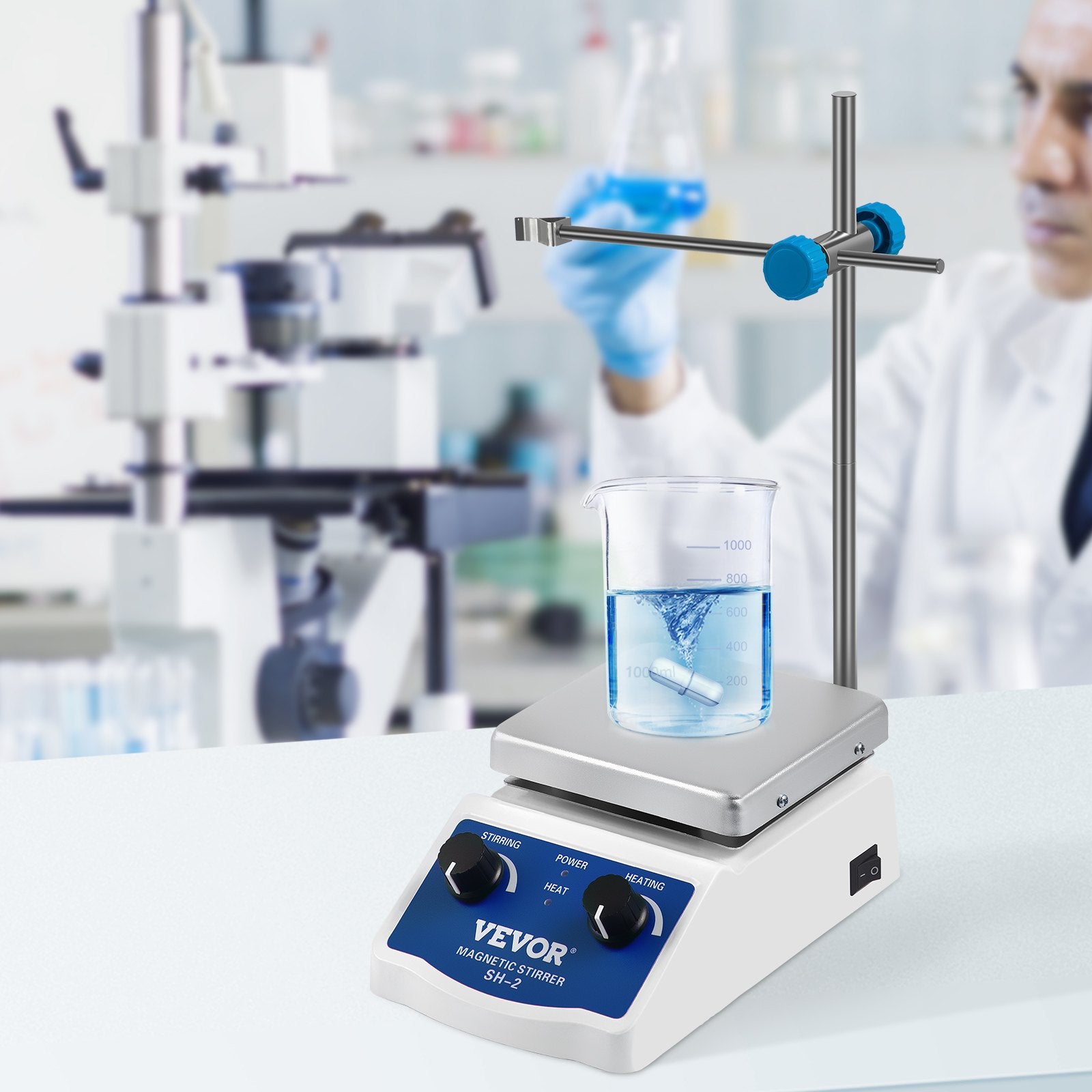Magnetic Stirrer Magnetic Stirrer Plate Magnetic Plate Aluminum Panel Magnetic Stirrer Hot Plate Magnetic Plate with 1 inch Stirr Bar Magnetic Stirrer Mixer (12*12)
