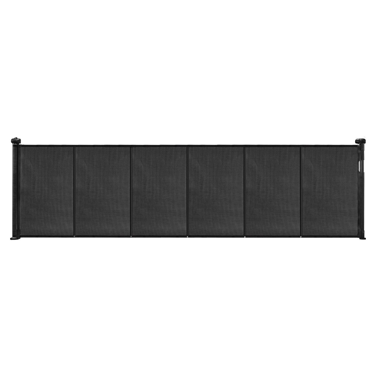 Retractable Baby Gate, 870 mm Tall, Extends up to 2800 mm Wide, Retractable Gate for Kids or Pets, Mesh Material, Easy to Install for Indoor Stairs, Doorways, Hallways, Playrooms, Black