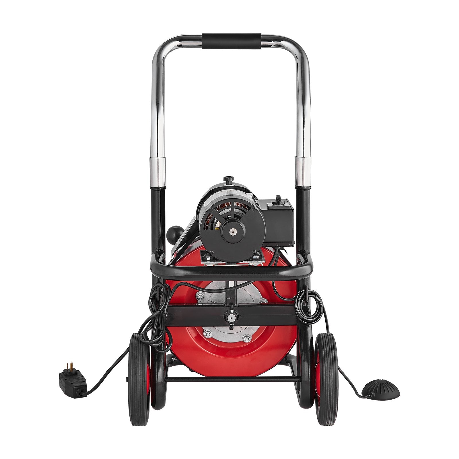 Drain Cleaner Machine Electric Drain Auger 100FT x 3/8 In Auto Feed