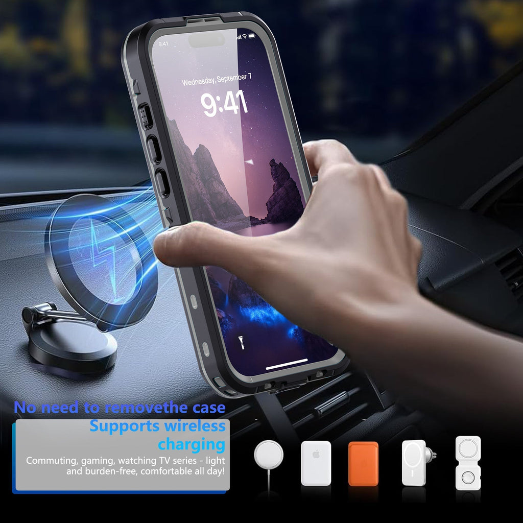 iPhone 17 Waterproof Case Shockproof Heavy Duty Case